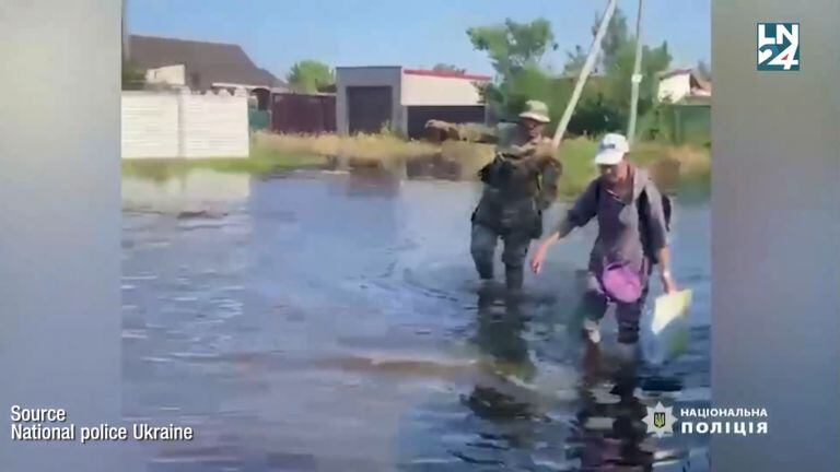 Ukraine : des centaines d'évacués après la destruction partielle d'un barrage