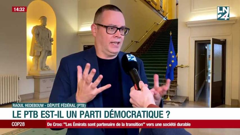 Raoul Hedebouw: "C'est très clair que le Parlement fédéral n'a pas de pouvoir en Belgique"