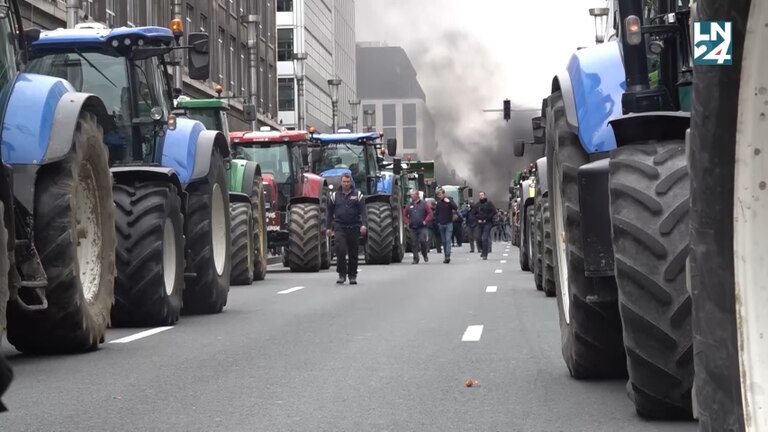 Bruxelles : nouvelle mobilisation des agriculteurs